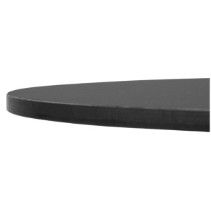 Runder Tischplatte Schwarz Matt - 600 mm