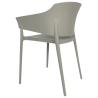 Lorenzo Café Grijze Fauteuils - Set van 2