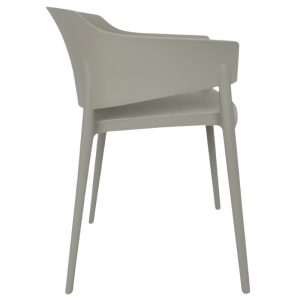 Lorenzo Café Grijze Fauteuils - Set van 2