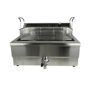 Friteuse Professionnelle avec Vanne de Vidange - 25 L - CombiSteel