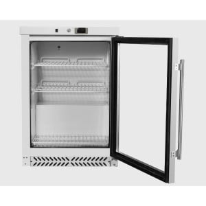 Mini Glass Door Refrigerated Cabinet 170 L 0/+8 °C - Dynasteel