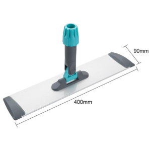 Platte Aluminium Bezemkop Wit - 400 mm