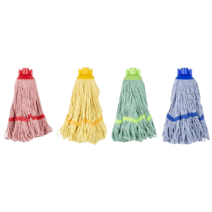 Kopf Wischmopp mit Fransen Roter Streifen - 0,2 kg