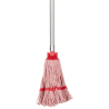 Kopf Wischmopp mit Fransen Roter Streifen - 0,2 kg