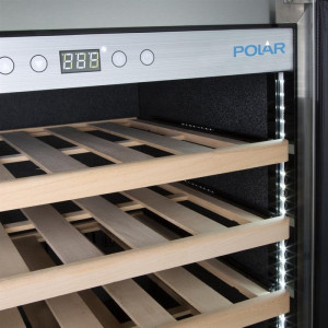 Rafraîchisseur à Vin Dessous de Comptoir Inox Série G - 118 L - Polar