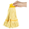 Tête Serpillière à Franges Bande Jaune - 0.2 kg