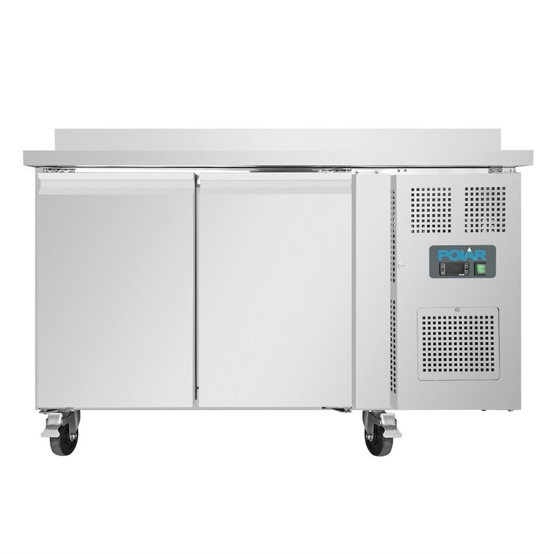 Table Réfrigérée Positive 2 Portes Série U avec Dosseret - 282L - Polar Table Réfrigérée Positive 2 Portes Série U avec Dosseret - 282L - Polar