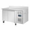 Positieve Koelwerkbank 2 Deuren Serie U met Opstaande Rand - 282L - Polar