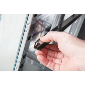 Positieve Koelwerkbank 2 Deuren Serie U met Opstaande Rand - 282L - Polar