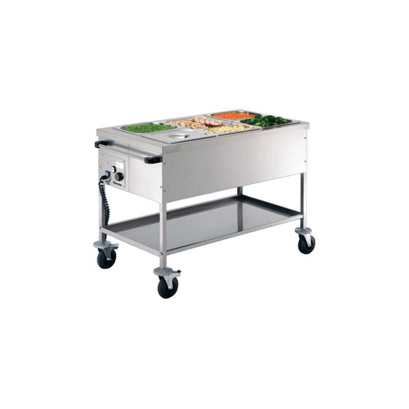 Bain-Marie zonder waterwagen - 3 GN 1/1