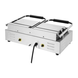 Geribbelde/Vlakke Dubbelcontactgrill - Buffalo