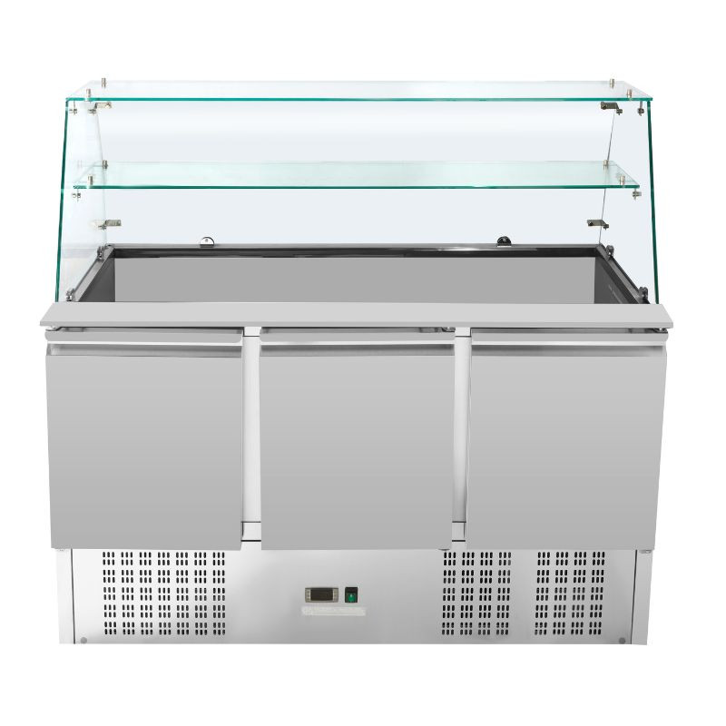 Saladette Koelkast 3 Deuren - 368 L - Dynasteel Saladette Koelkast 3 Deuren - 368 L - Dynasteel