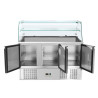 Saladette Koelkast 3 Deuren - 368 L - Dynasteel
