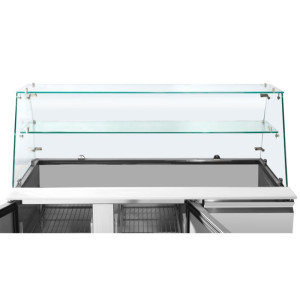 Saladette Koelkast 3 Deuren - 368 L - Dynasteel
