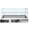 Saladette Koelkast 3 Deuren - 368 L - Dynasteel