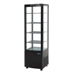 Zwarte Koelvitrine Serie C 235 L - Polar