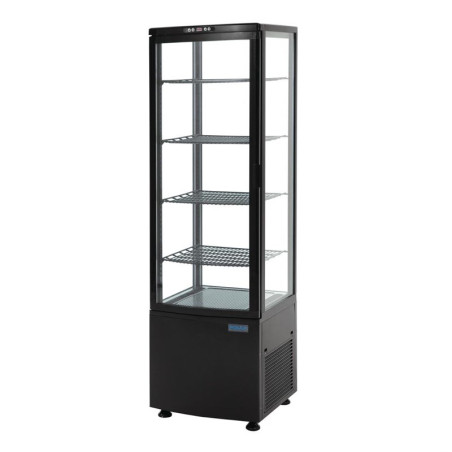 Zwarte Koelvitrine Serie C 235 L - Polar