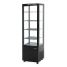 Zwarte Koelvitrine Serie C 235 L - Polar