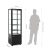 Kühlvitrine - Gebogene Tür - Schwarze Serie C 235 L
