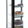 Zwarte Koelvitrine Serie C 235 L - Polar