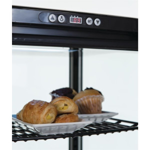 Zwarte Koelvitrine Serie C 235 L - Polar