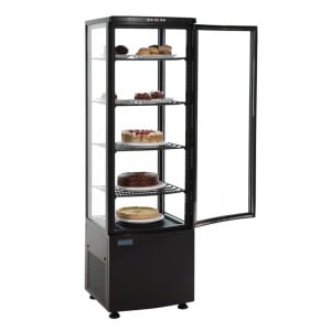 Kühlvitrine - Gebogene Tür - Schwarze Serie C 235 L