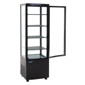 Kühlvitrine - Gebogene Tür - Schwarze Serie C 235 L