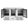 Compacte Koelwerkbank GN 1/1 Positief 3 Deuren