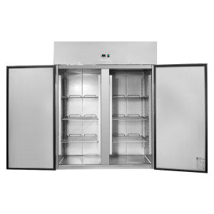 Positive Kühlschrank 1400 L Edelstahl GN 2/1 – 2 Türen
