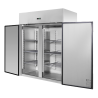 Positieve Koelkastkast 1400 L RVS GN 2/1 – 2 Deuren