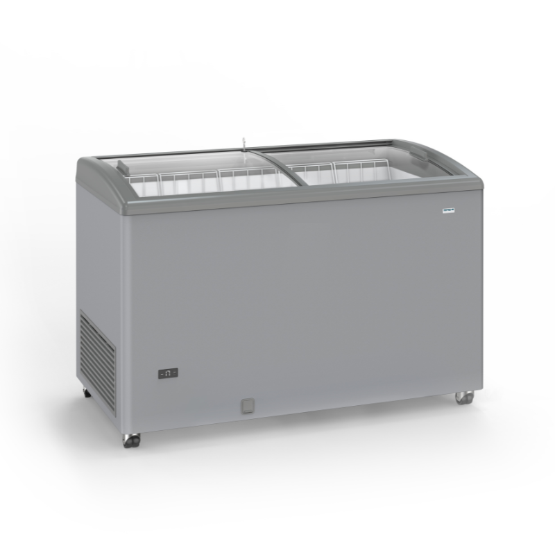 Congélateur Inox à Portes Coulissantes Vitrées - 400 L Congélateur Inox à Portes Coulissantes Vitrées - 400 L