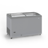 Congélateur Inox à Portes Coulissantes Vitrées - 400 L