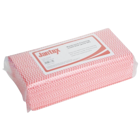 Rode Badkamer Reinigingsdoek - Set van 50