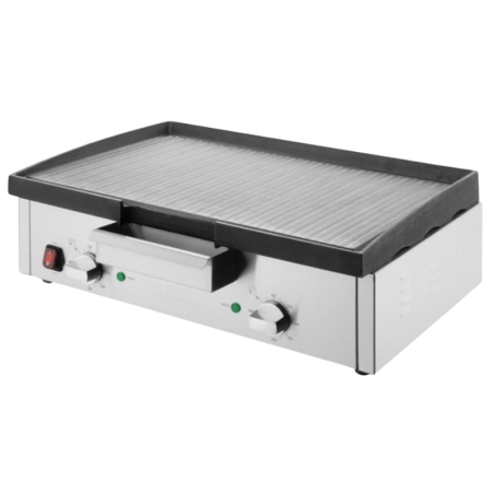 Extra grote gietijzeren plancha - 615 x 466 mm