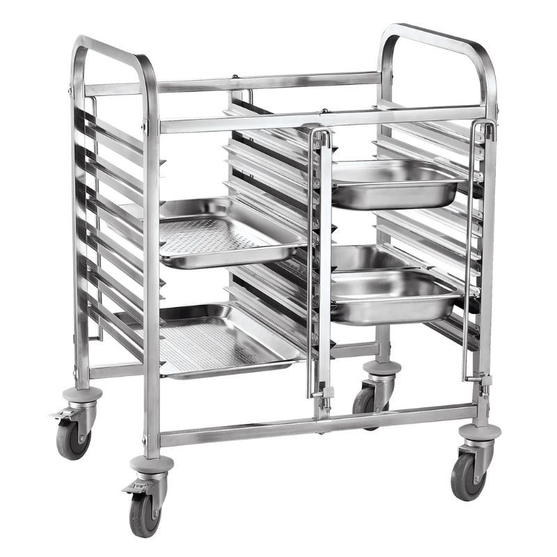 Chariot Porte-Plateaux Double - 12 x GN 1/1 - HENDI