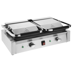 Geribbelde/Vlakke Dubbelcontactgrill - Buffalo