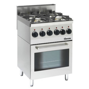 Gaskookplaat 4 Pitten - Serie 600