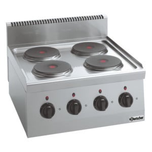 Elektrischer Tischherd 4 Flammen - Serie 600