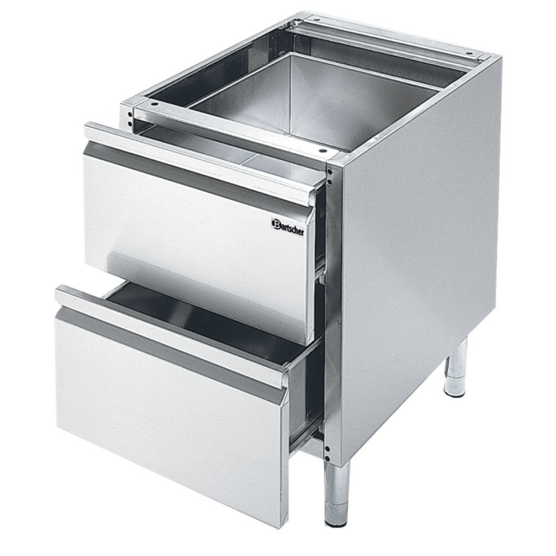 Sockel 2 Schubladen - Serie 600 - 400 mm Sockel 2 Schubladen - Serie 600 - 400 mm