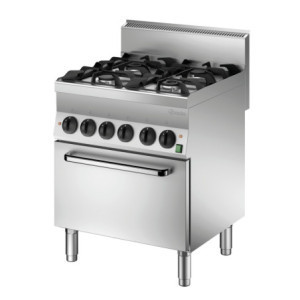Gaskookplaat 4 Pitten - Serie 650