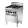 Gaskookplaat 4 Pitten - Serie 650