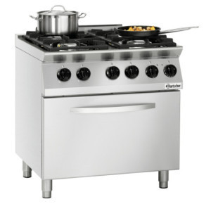 Gaskookplaat 4 Pitten - Serie 700