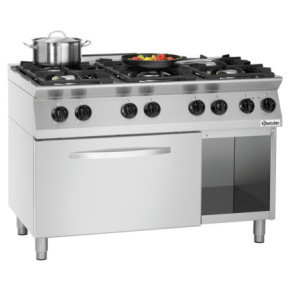 Gasherd mit 6 Brennern - Serie 700