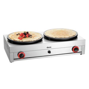 Dubbele Gas Crêpière - Ø 40 cm