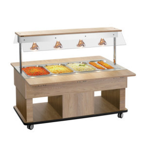 Chariot Buffet Warm Kind - 4 x GN 1/1