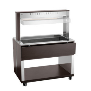 Chariot Buffet Chaud - 3 x GN 1/1