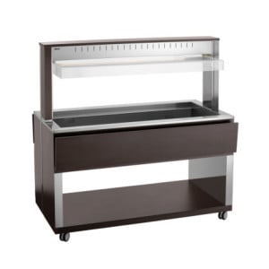 Chariot Buffet Chaud - 4 x GN 1/1