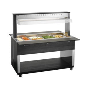 Chariot Buffet Chaud - 4 x GN 1/1