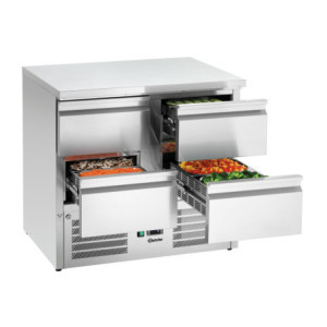Mini Koelkasttafel GN 1/1 - 4 Laden