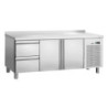 Positive Refrigerated Table 2 Doors and 2 Drawers GN 1/1 with Backsplash